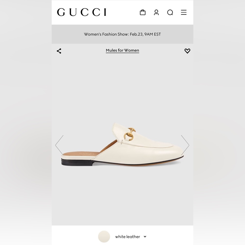 Gucci Princetown Loafers Mules